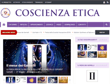 Tablet Screenshot of coscienzaetica.it